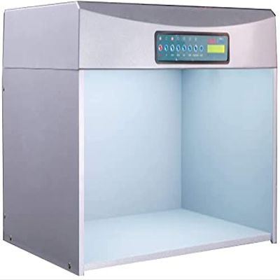 HFBTE Color Assessment Cabinet 6 Light Source Box D65 TL84 F UV CWF TL83 with 110V/220V Voltage Color Matching Cabinet