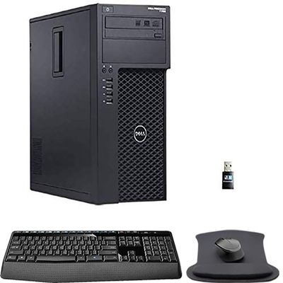 Dell Precision T1700 Workstation i7, 16GB RAM, 480GB SSD, 3TB HDD,GeForce GT 710 2GB, Windows 10, WiFi, Wireless Keyboard and Mouse (Renewed)