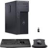 Dell Precision T1700 Workstation i7, 16GB RAM, 480GB SSD, 3TB HDD,GeForce GT 710 2GB, Windows 10, WiFi, Wireless Keyboard and Mouse (Renewed) view 1