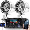 GoHawk Motorcycle Speakers Bluetooth, Waterproof Speakers and Amplifier Audio Sound System, Weatherproof, FM Radio, Volume Control, ATV UTV w/AUX in, USB, Micro SD view 1