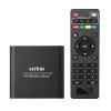 4K Media Player with Remote Control, Digital MP4 Player for 8TB HDD/USB Drive/TF Card/H.265 MP4 PPT MKV AVI Support HDMI/AV/Optical Out and USB Mouse/Keyboard-HDMI up to 7.1 Surround Sound (Black) view 1