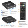 4K Media Player with Remote Control, Digital MP4 Player for 8TB HDD/USB Drive/TF Card/H.265 MP4 PPT MKV AVI Support HDMI/AV/Optical Out and USB Mouse/Keyboard-HDMI up to 7.1 Surround Sound (Black) view 3