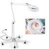 10X Magnifying Floor Lamp with 5 Wheels Rolling Base for Estheticians - 2,200 Lumens LED Dimmable Light with Magnifying Glass, Lighted Magnifier for Reading, Crafts, Sewing, Close Work, Estheticians view 1