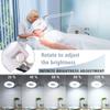 10X Magnifying Floor Lamp with 5 Wheels Rolling Base for Estheticians - 2,200 Lumens LED Dimmable Light with Magnifying Glass, Lighted Magnifier for Reading, Crafts, Sewing, Close Work, Estheticians view 4