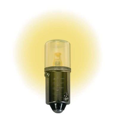 Lumapro 2FNL3 Miniature LED Bulb, LM1012MB, T3 1/4, 12V Lighting, Black