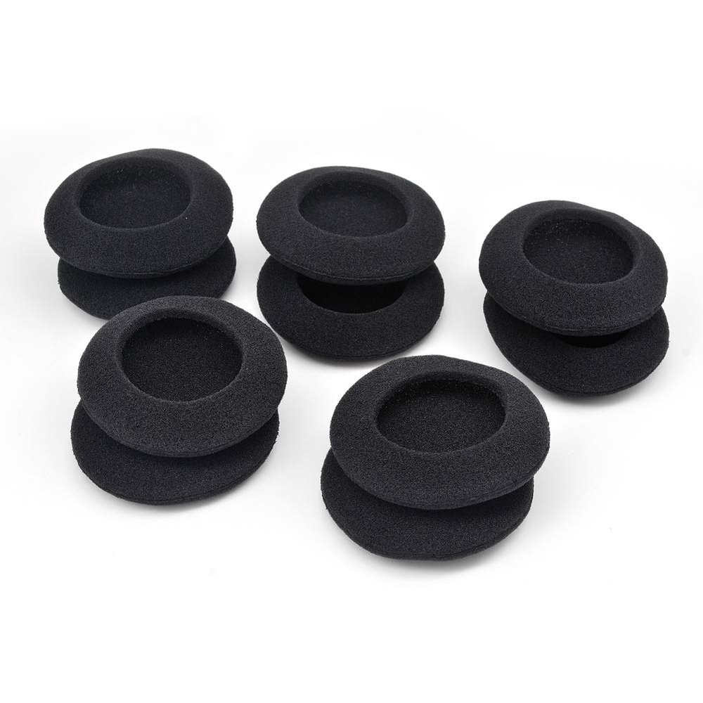 5 Pairs Sponge Foam Ear Pads Replacement Ear Cushions Covers Compatible with Sony SRF-H4 SRFH4 Earphones Headphone Headset