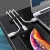 SOULWIT Cable Holder Clips, 3-Pack Cable Management Cord Organizer Clips Silicone Self Adhesive for Desktop USB Charging Cable Nightstand Power Cord Mouse Cable Wire PC Office Home - Black view 2