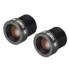 uxcell 2 Pcs CCTV Camera Lens 8mm Focal Length 1080P F2.0 1/3 Inch Wide Angle for CCD Camera view 1