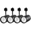 LEONLITE 4-Pack Retail Pro Series 17.5W H Track Heads, 3000K, Black view 1