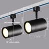 LEONLITE 4-Pack Retail Pro Series 17.5W H Track Heads, 3000K, Black view 4