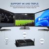 HISTTON 8th Gen DDR4 Fanless PC Industrial Mini PC Core i5-8250U 8GB RAM 128GB SSD 2 Intel LAN HDMI DP EDP LPT Quad Core Fanless Computer Server, Support Windows 10/11/Linux/Ubuntu view 4