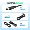 19V AC Charger Fit for Samsung 15.6" Notebook Odyssey Series 7 All in One PC NP800G5M DP700A3B DP700A3D PA-1121-98 AD-12019G, IV Book 8 NP870Z5G DP710A4M-L01US All-in-One Laptop Power Adapter Cord view 4