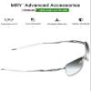 Mryok Replacement Earsocks for Oakley Crosshair New 2012 OO4060 Sunglass - White view 2