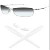 Mryok Replacement Earsocks Nosepiece for Oakley Crosshair 2.0 OO4044 Sunglass - White view 1