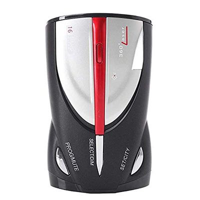 12V 16 Band XRS 9880 Radar Car Detector 360 Degree Led Display Police Speedometer Voice Alert/Blinking Alarm
