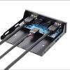 3.5 Inch Front Panel USB Hub with 2 USB 3.0 Port 1 HD and Audio Port Front Panel Adapter Plug and Play view 3