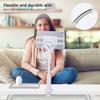 AHK Gooseneck Tablet Stand, Tablet Phone Mount Holder for iPad iPhone Series/Nintendo Switch/Samsung Galaxy Tabs/Amazon Kindle Fire HD and More, 46in Overall Length (Silver) view 4