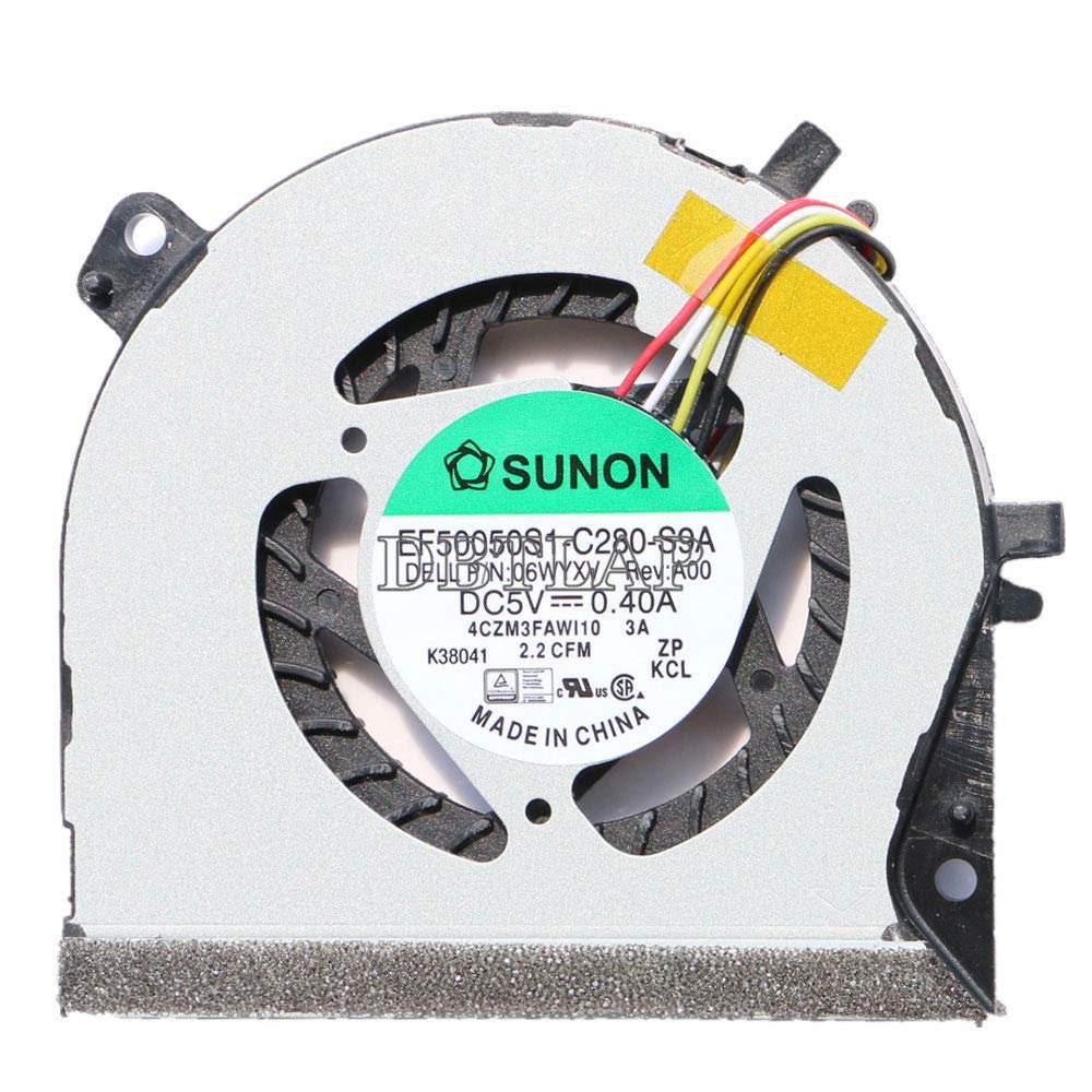 DBTLAP CPU Cooling Fan Compatible for DELL INSPIRON 3000 3135 3137 6WYXV CPU Cooling Fan