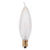Satco S3278 25 watt CA8 Incandescent; Frost; 1500 Average Rated Hours; 200 lumens; Candelabra Base; 120 Volts 25-Pack view 2