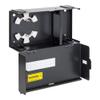 ICC Fiber Optic Wall Mount Enclosure 2 Slots for LGX Compatible Adapter Panels or Cassettes (Sold Separately), Fiber Enclosure Supports up to 48 Fibers, Secure Fiber Management Solution, ICFODE21WM view 1