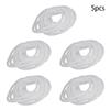 Othmro 5Pcs Spiral Cable Wrap Spiral Wire Wrap Cord for Computer Electrical Wire Organizer Sleeve(Dia 12MM-Length 5.5M White) view 4