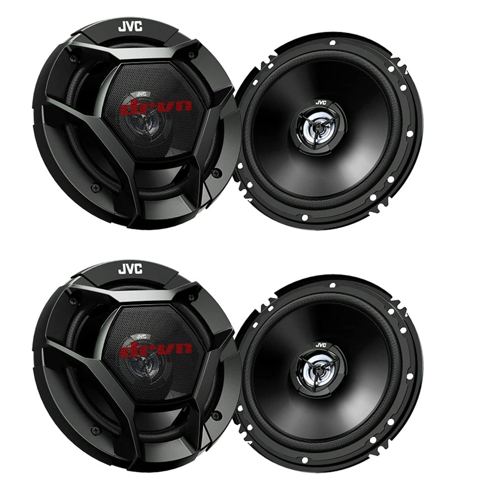 (4) JVC CS-DR621 6-1/2" 6.5" 2-Way Coaxial Car Audio Speakers / 300 Watts Max