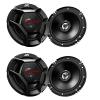 (4) JVC CS-DR621 6-1/2" 6.5" 2-Way Coaxial Car Audio Speakers / 300 Watts Max view 1