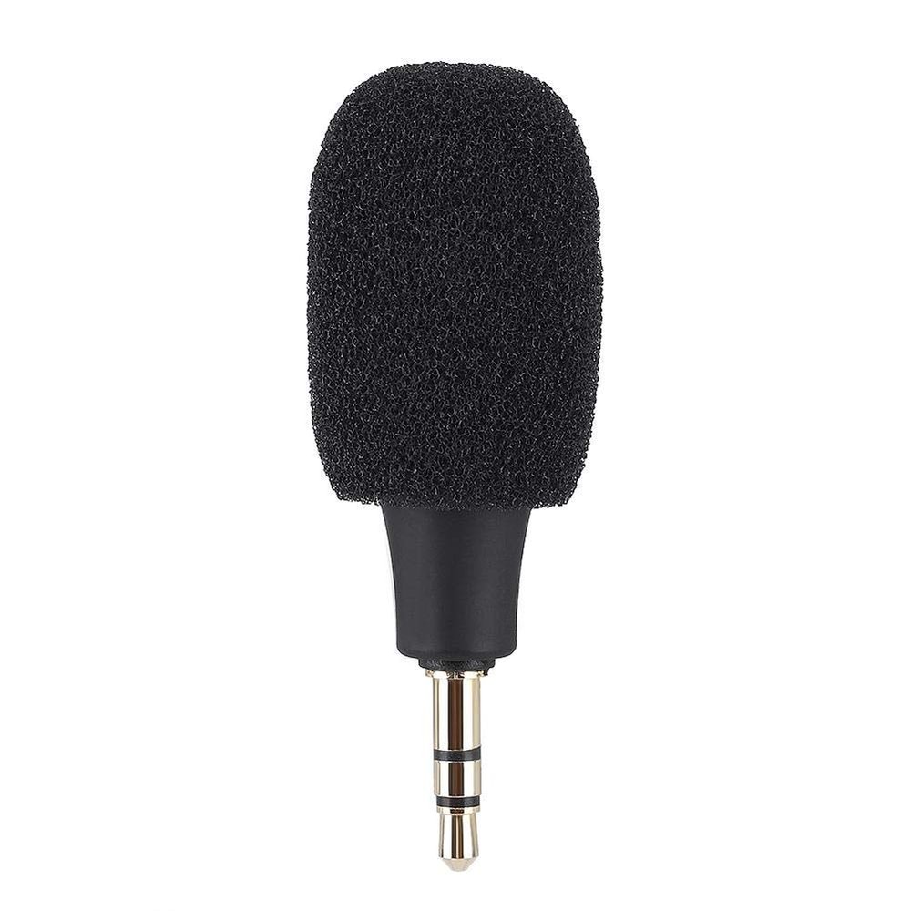 Wendry Mini Microphone,Portable Condenser Microphone High Sensitivity Low Noise Recording Microphone 3.5mm Jack for PC/Tablet/Voice Recorder//Camera etc