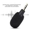 Wendry Mini Microphone,Portable Condenser Microphone High Sensitivity Low Noise Recording Microphone 3.5mm Jack for PC/Tablet/Voice Recorder//Camera etc view 3