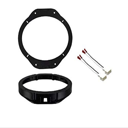 6x9 Car Speaker Install Adapter Mount Bracket Plates and Speaker Wire Connectors for Front Door Speakers: Made for Ford: 2015-2022 F-150 and 2017-2021 F-250/F-350/F-450