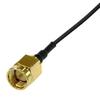 [GTT] IP67 N Rear Lock Jack 1.37 SMA Straight Plug,Black,50,L=150,MM view 2