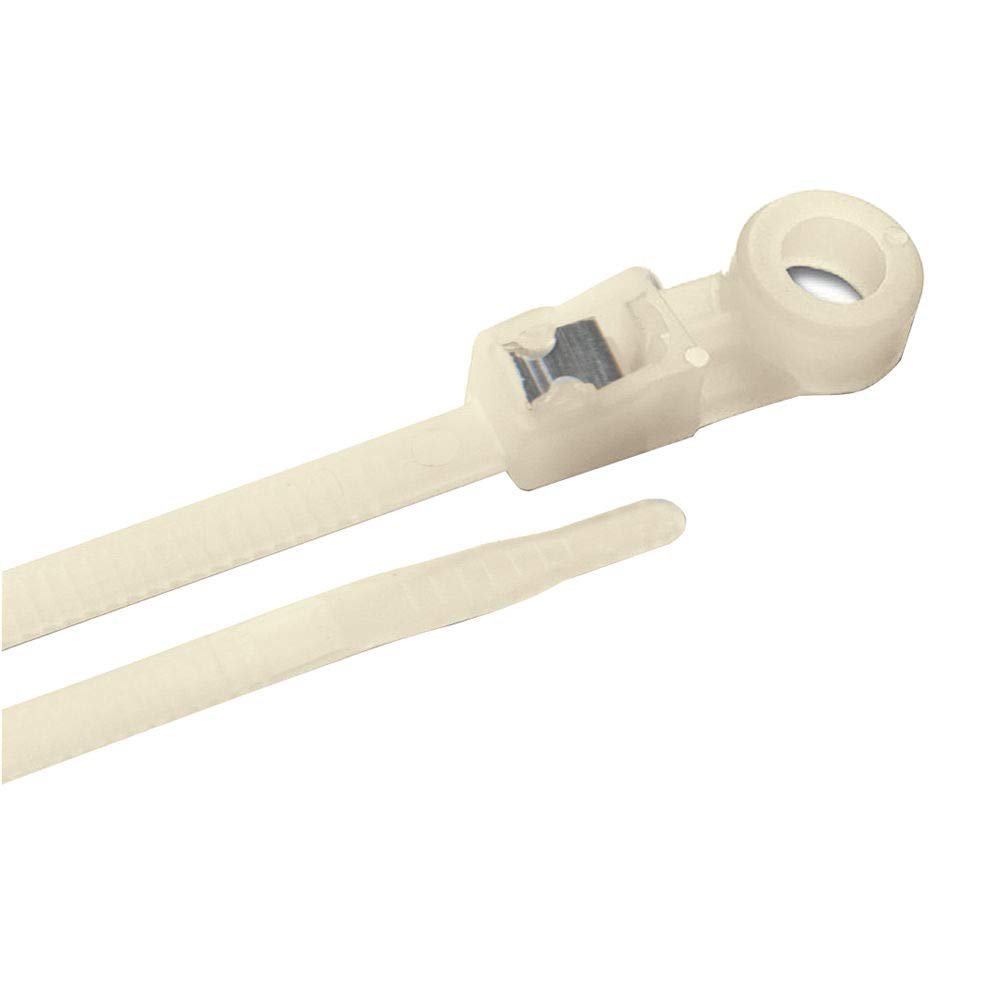 Ancor - 199312 - Cable Tie Self-Cutting Mounting 11in Natural-(Pack of 20)
