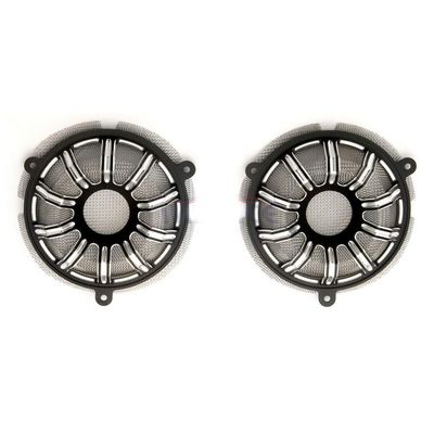 for Harley Gauge Forged Billet Speaker Grills Cover Touring FLHT FLHX Street Electra Glide FL Trike Models 2014-2019