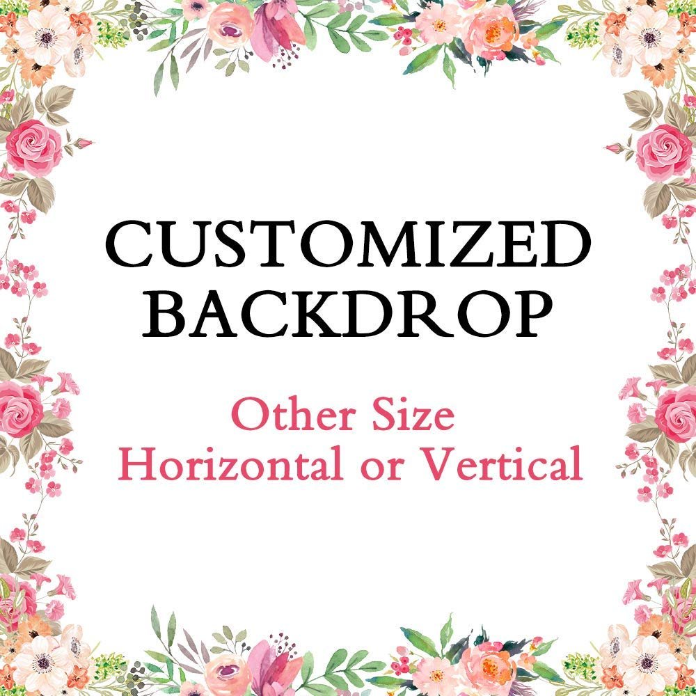 CSFOTO 8x8ft Vinyl Customized Backdrop for Photography Birthday Wedding Any Party Background Adults Kids Portraits Photo