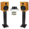 Rockville RockShelf 54C Bundle: (2) 5.25" 360W Peak / 90W RMS Bookshelf Speakers, (2) RHTSB 36" Bookshelf Stands, BluTube 70W Home Theater Stereo Receiver, RCC14-100-2 CL2 100 ft Speaker Wire, 6-items view 1