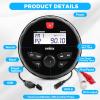 Marine Radio Marine Stereo Bluetooth Boat Stereo Gauge Style Round System Boat Radio view 3