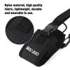 -20D Two Way Radio Holder Holster, Portable Nylon Belt Case Bag with Adjustable Shoulder Strap view 4