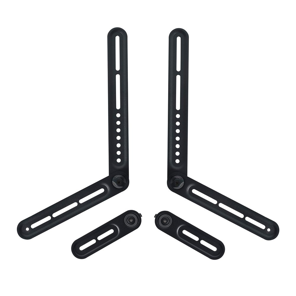Dynavista Soundbar Mount Sound Bar TV Bracket for Mounting Above or Under TV, Fits 22lbs(10kg) with Adjustable Long and Short Extension Arm