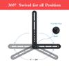 Dynavista Soundbar Mount Sound Bar TV Bracket for Mounting Above or Under TV, Fits 22lbs(10kg) with Adjustable Long and Short Extension Arm view 2