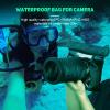 Camera Housing Bag, HD Underwater Housing Case Dry Bag Pouch for SLR DSLR Camera for Diving/Swimming/Drifting view 3