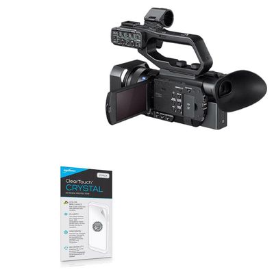 BoxWave Screen Protector Compatible with Sony HXR-NX80 - ClearTouch Crystal (2-Pack), HD Film Skin - Shields from Scratches