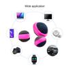 3 Pack Dual Action Touch Screen Glass Cleaner Cleaning Ball for iPad/Tablet/Smart Phone/Laptop/Computer/TV/Monitor Rose Red view 2