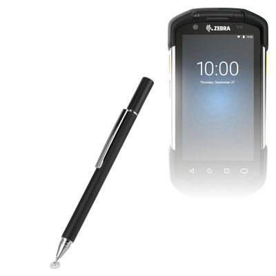 BoxWave Stylus Pen Compatible with Zebra TC77 - FineTouch Capacitive Stylus, Super Precise Stylus Pen - Jet Black