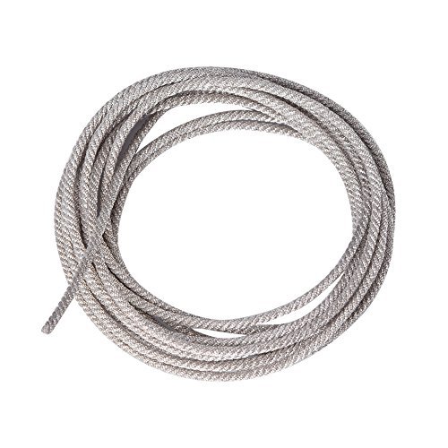 32 Strands Silver Plated Speaker Wire Leads High Temperature Twisted Copper Subwoofer Wire Cable Repair(2M)