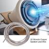 32 Strands Silver Plated Speaker Wire Leads High Temperature Twisted Copper Subwoofer Wire Cable Repair(2M) view 2