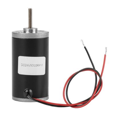 High Power Permanent Magnet DC Motor, 31ZY 6V/12V/24V 3500 to 8000rpm Permanent Magnetic DC Carbon Brush Motor High Speed CW/CCW DC Motor for DIY Generator