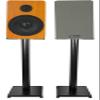 Rockville RockShelf 54C Bundle: (2) 5.25 in 360-Watt Wood Bookshelf Speakers 4 Ohm, (2) RS29B 29 in Steel Speaker Stands with Cable Management, Black Finish, 4-Items view 1