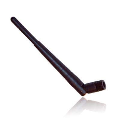 2.4/5GHz / 3 dBi @ 2.4GHz, 5dBi @ 5Ghz (RP-SMA) Rubber Duck WiFi Dualband Antenna (Bundle 10X)