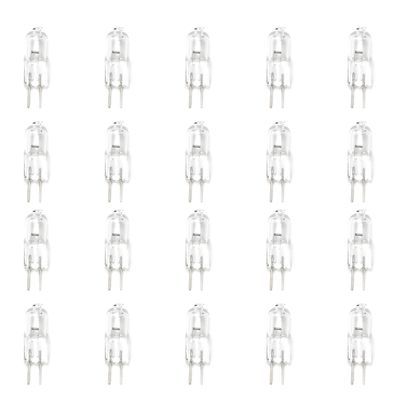 Othmro Halogen Bulbs G4 20 Watt 12V Lighting Halogen Light Bulbs Type for Under Cabinet Puck Light, Chandeliers,Track Lighting,Lamp Soft White Under Cabinet Puck Lighting Replacement 12V 20PCS