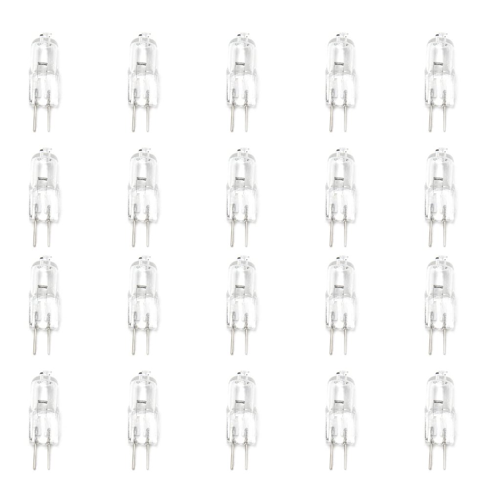 Othmro Halogen Bulbs G4 20 Watt 12V Lighting Halogen Light Bulbs Type for Under Cabinet Puck Light, Chandeliers,Track Lighting,Lamp Soft White Under Cabinet Puck Lighting Replacement 12V 20PCS